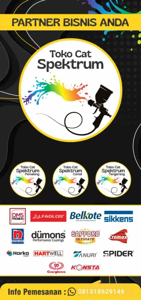 Cat spectrum oplosan mobil dan motor