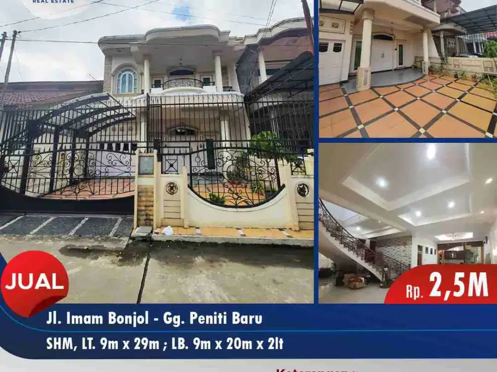 Rumah mewah 2 lantai harga ekonomis