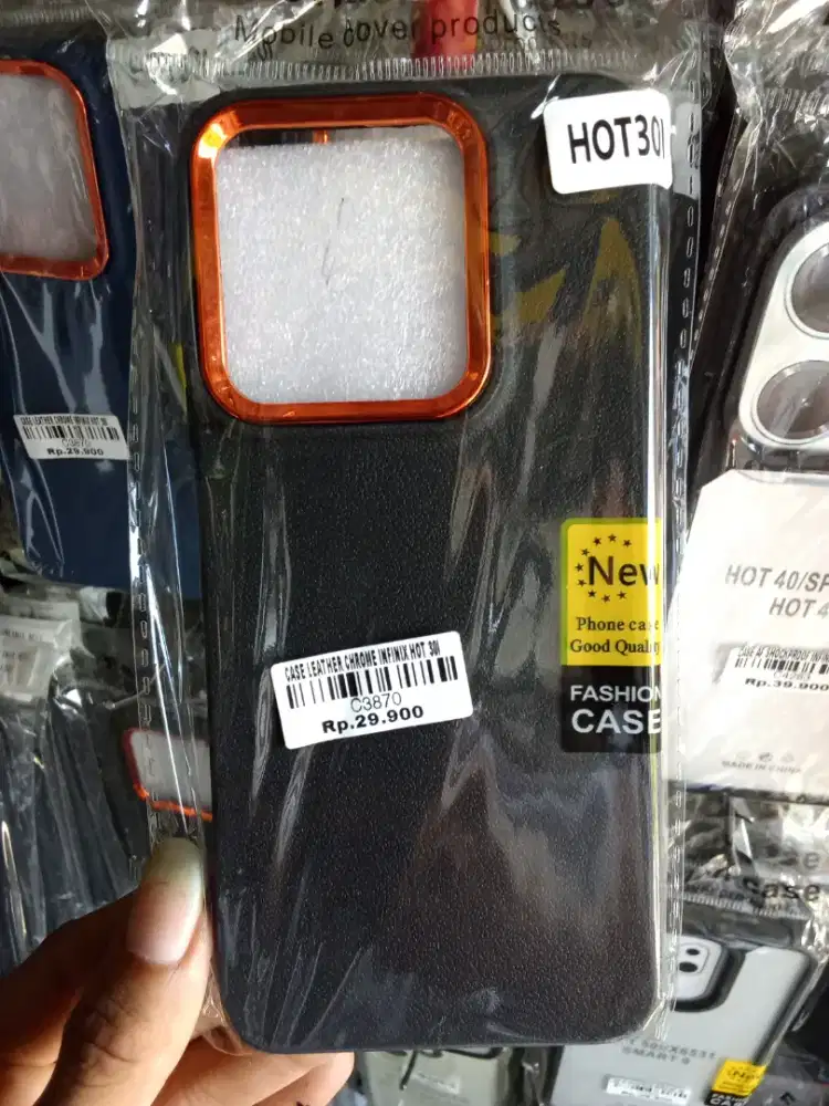 CASE LEATHER CHROME INFINIX HOT 30I ATLANTIS DASYAT