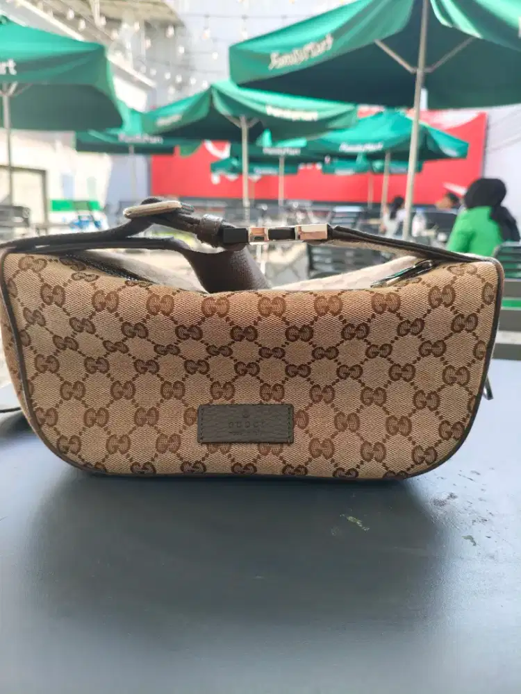 Gucci Monogram Waist bag authen