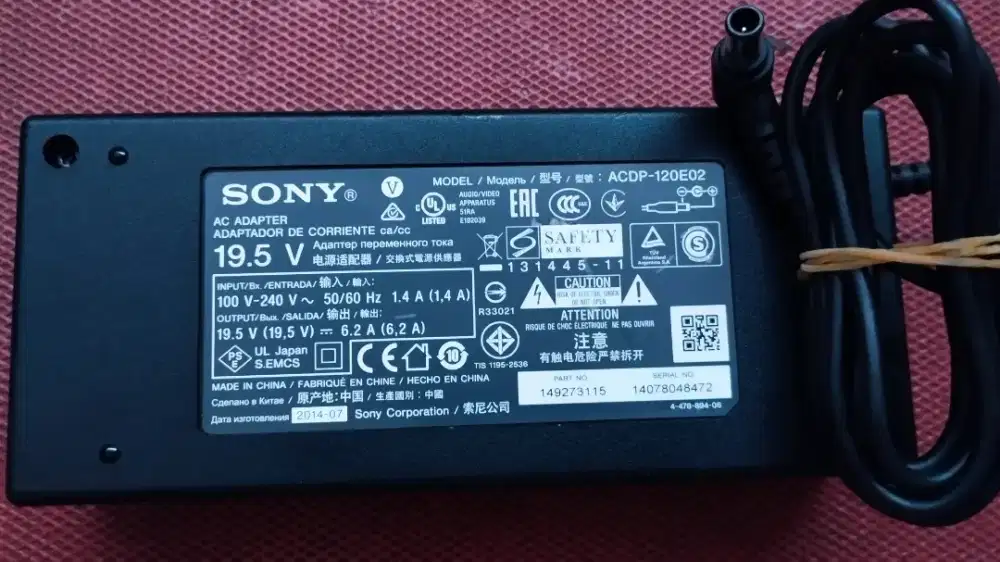 Charger Laptop SONY 120 watt