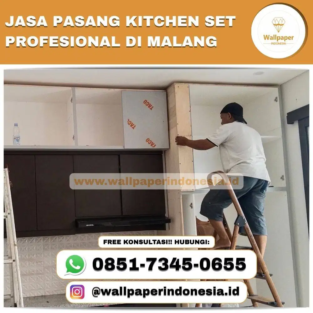 JASA PASANG KITCHEN SET PROFESIONAL DI MALANG