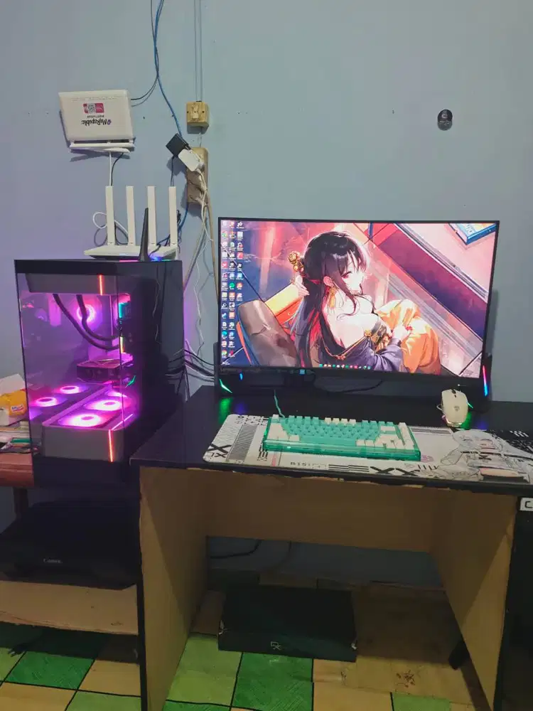 Full Set PC High-End RTX 5070 + Monitor Lenovo 32 Curved QHD 170Hz |