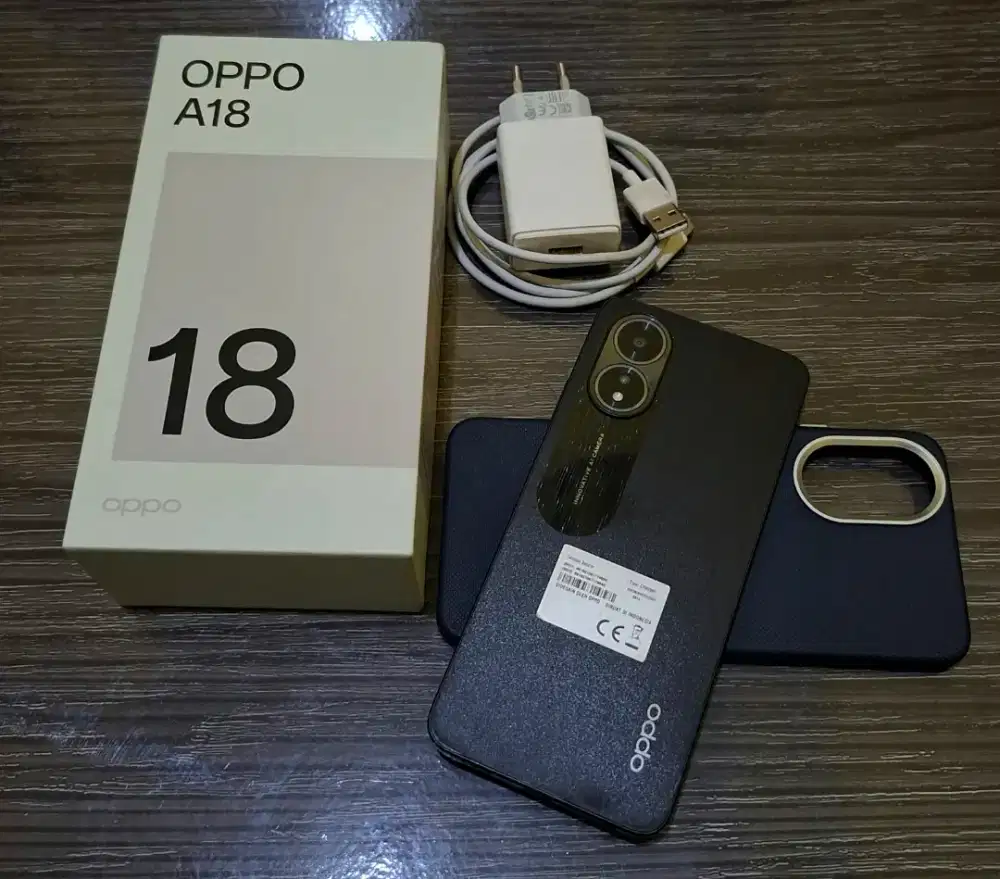 Oppo A18 4/128 Hitam