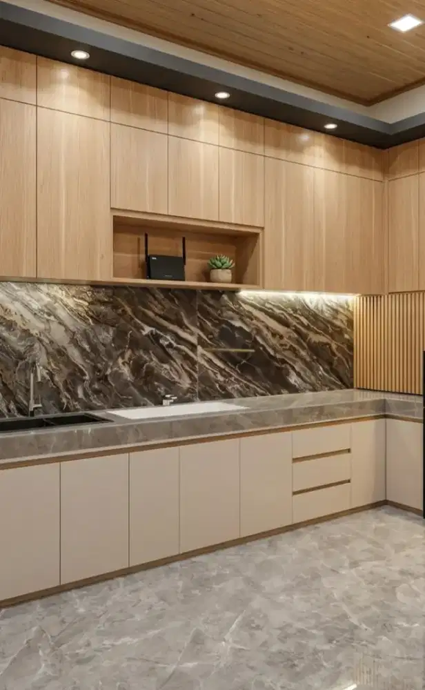 Kitchen set custom minimalis HPL