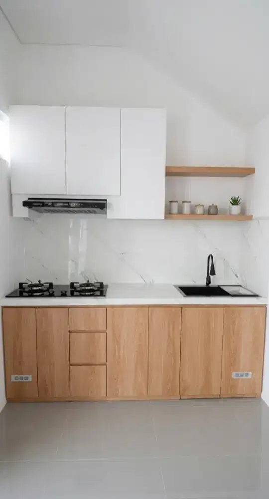 Kitchen set atas bawah custom minimalis HPL