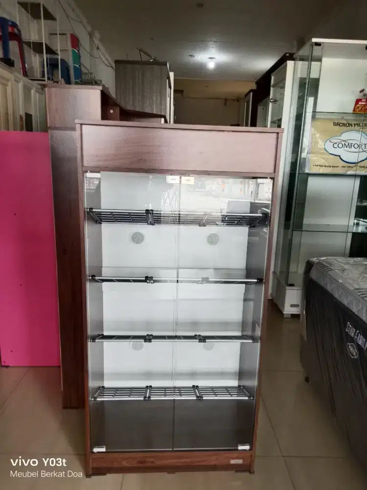 Rak sepatu akira 60 coklat