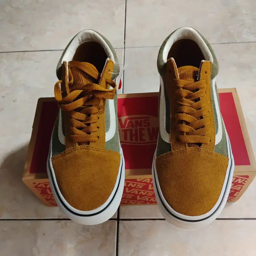 Vans Old Skool Mini Cord Green/Brown
