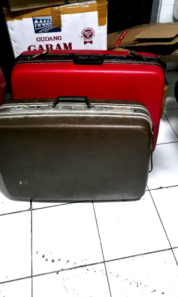 Jual Rugi! Kolektor item, Set Koper Hardshell Vintage.