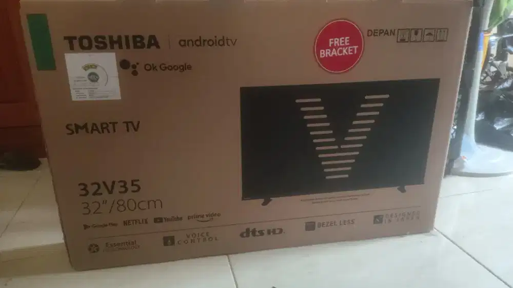 TV android toshiba 32 inch