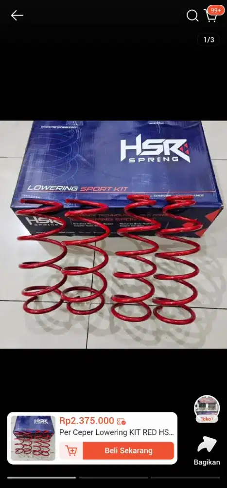 Lowering kit HSR