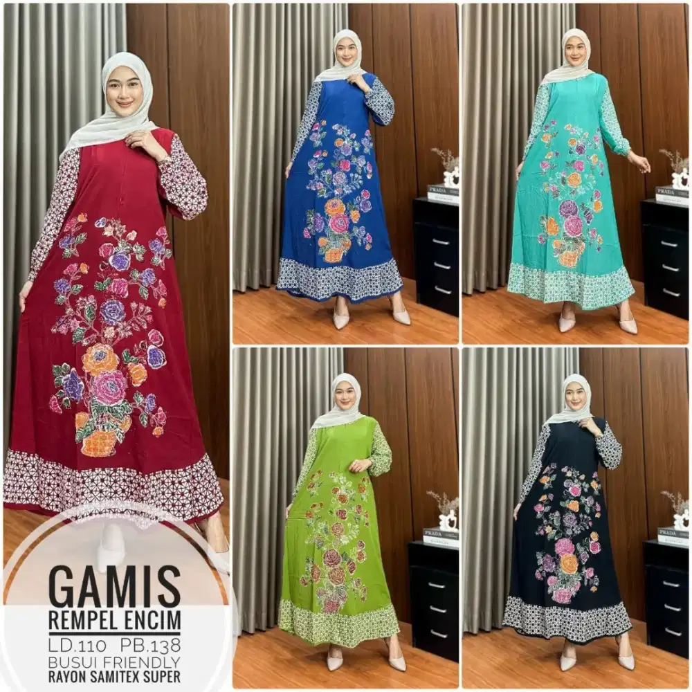 Rp150.000,-

GAMIS BATIK
Rempel Encim

LD 110 PB 138
Busui Friendly