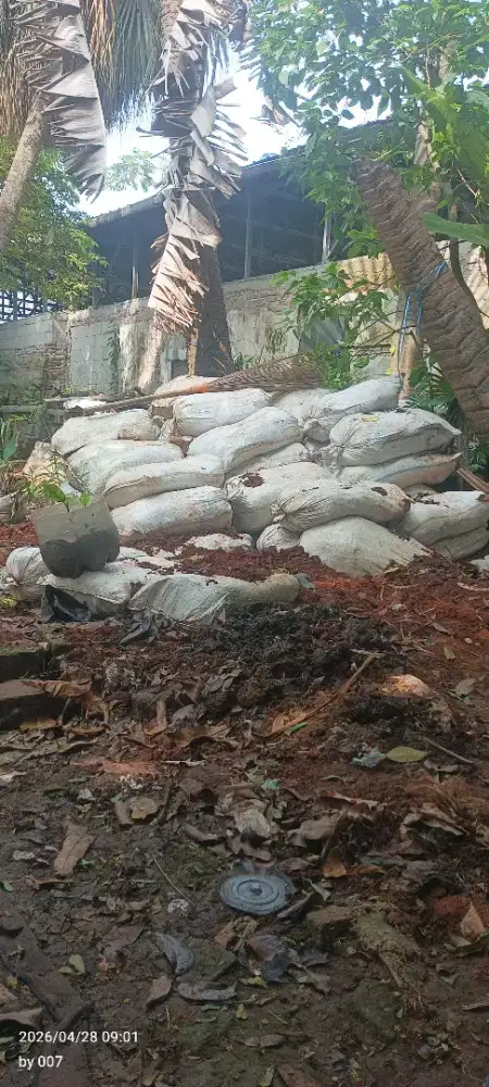 Jual borongan nih tanah merah karungan per karung 8 rbu aja