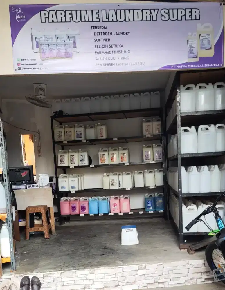 Di jual usaha parfume laundry