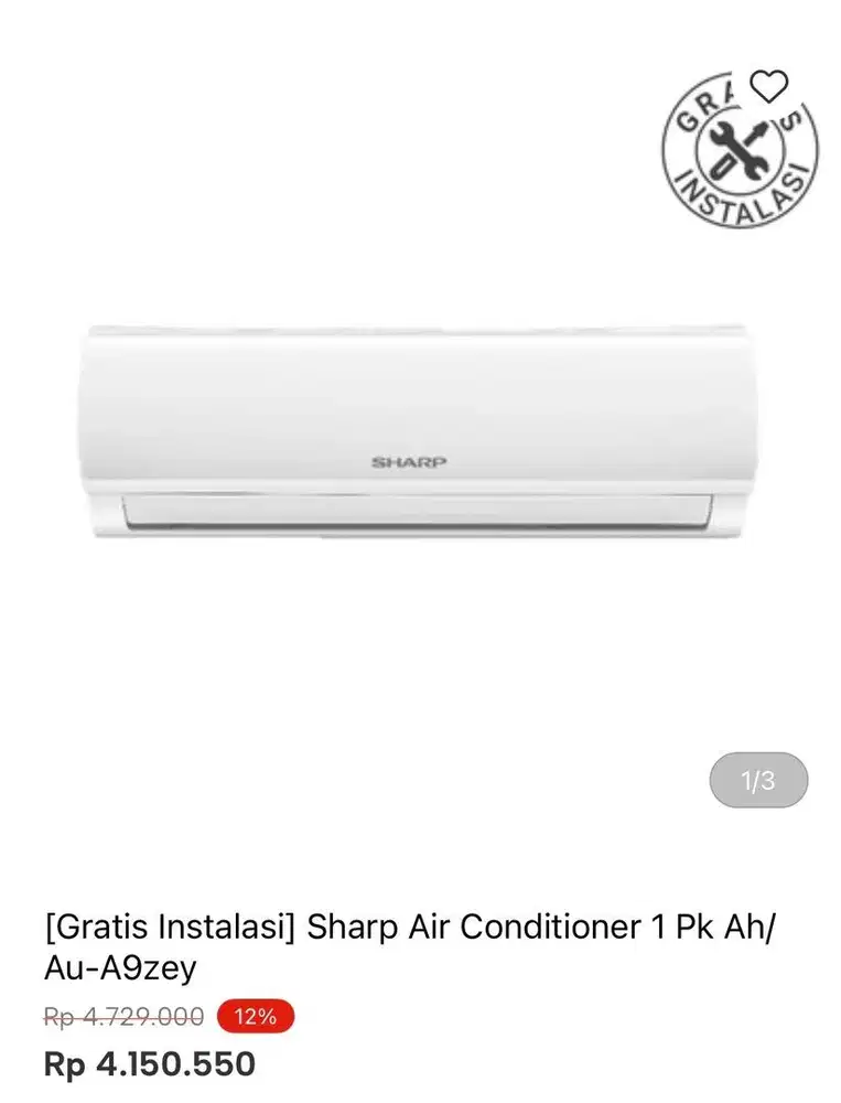 AC SHARP STANDAR 10k