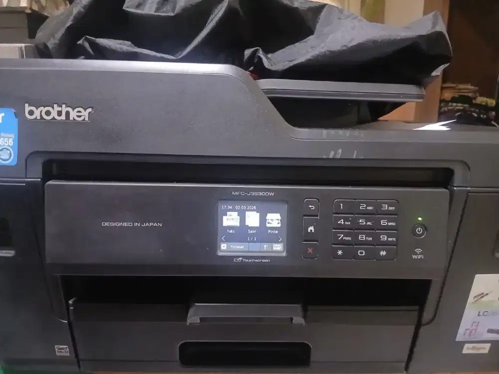 Dijal Printer A3 Brother MFC- J3530DW. Print, Scan dan Copy.