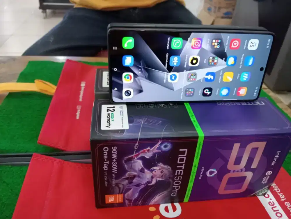 Infinix Note 50 Pro 8/256 gb mulus skali no minus lengkap original