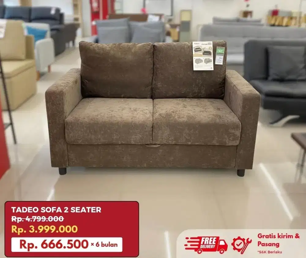 Tadeo sofa 2 seater