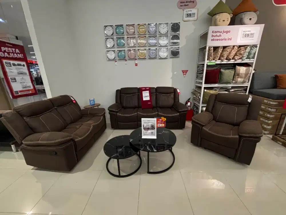 Set sofa recliner