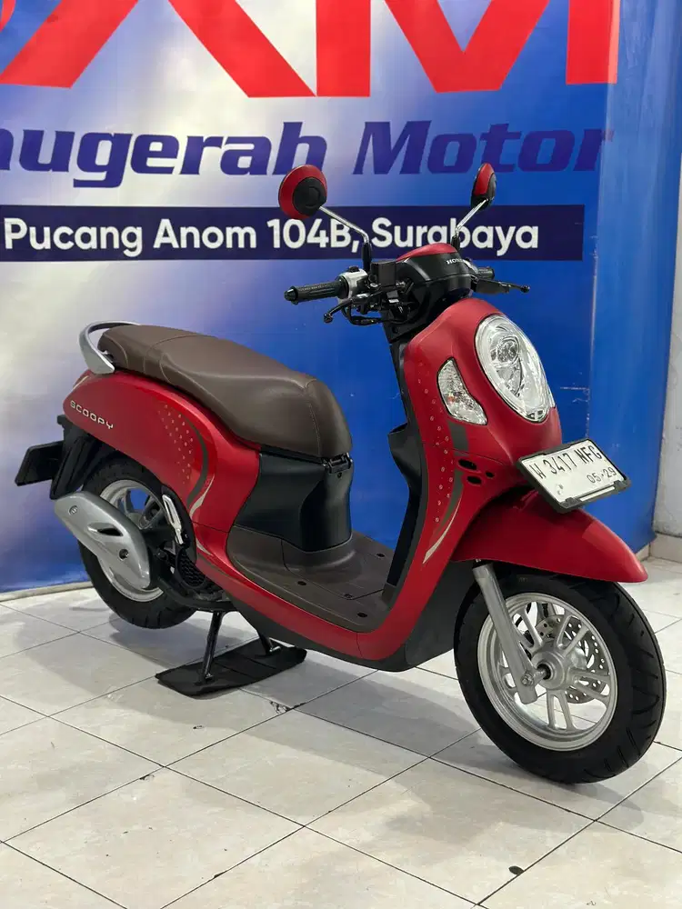 Honda Scoopy Stylis keyles 110cc Tahun 2023 Km 2Rb Anugerah Motor
