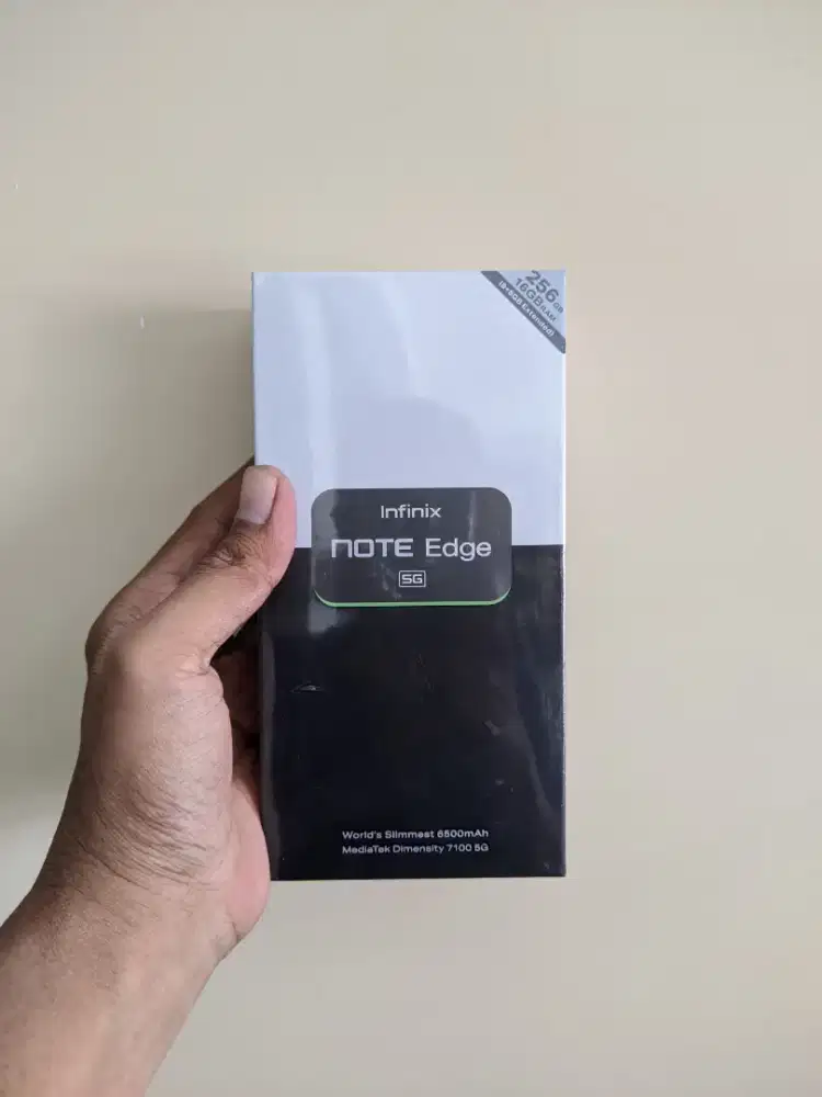 Fast respon WA Infinix Note Edge 5G 8+8/256 Garansi resmi 1thn