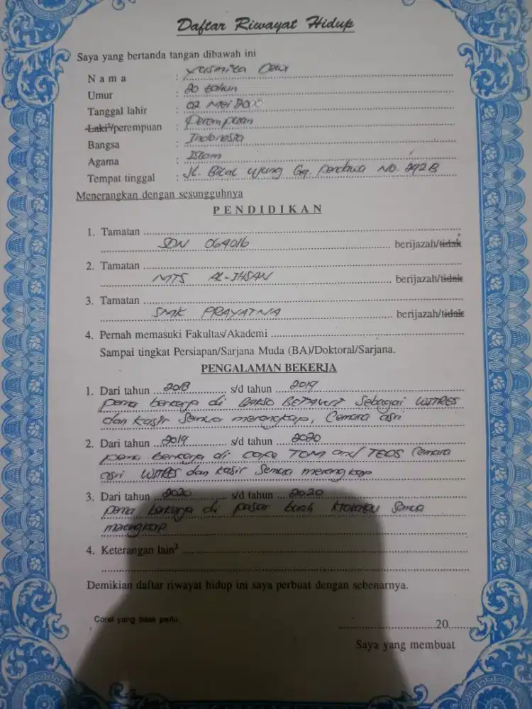 Lagi butuh pekerjaan yang serius ya buk/pak