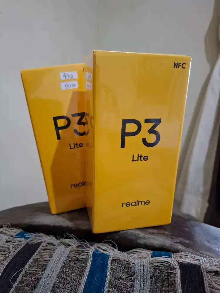 Realme p3 lite 4G LTE ram 4+8/128 baru garansi resmi