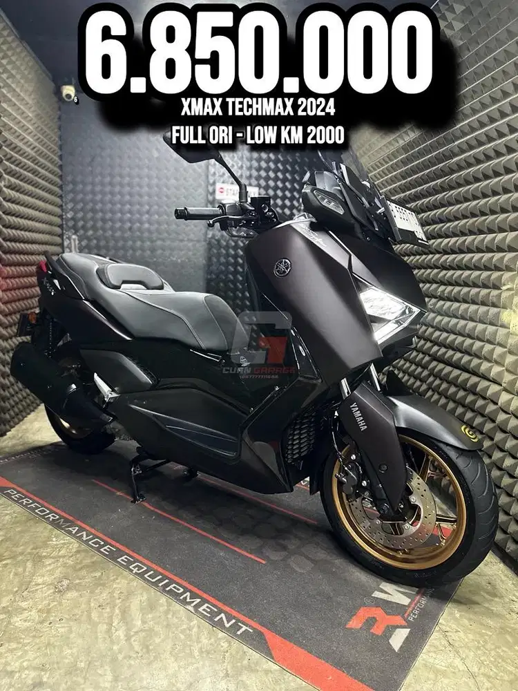 XMAX TECHMAX ABS 2024 LOW KM 2XXX FULL ORIGINAL RAWATAN SUPERB UNIT