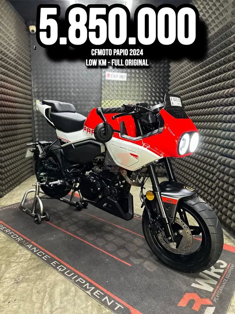 CFMOTO OR CF MOTO PAPIO 2024 LOW KM 5XXX PAJAK ON RAWATAN SUPERB UNIT
