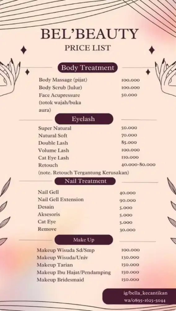 eyelash dan nail art