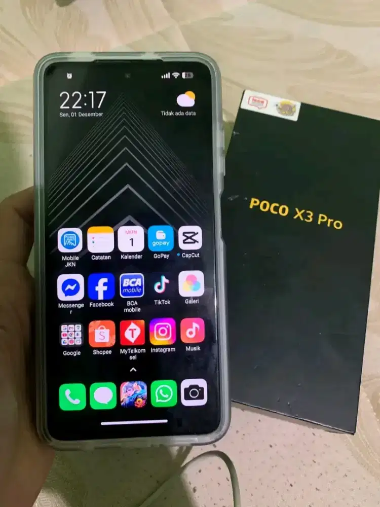 Poco x3 pro 6/128.gb nominus kelengkapan fullset