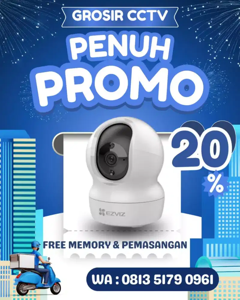 CAMERA CCTV SMART MUDAH TERJANGKAU BISA BERPUTAR DAN BERSUARA