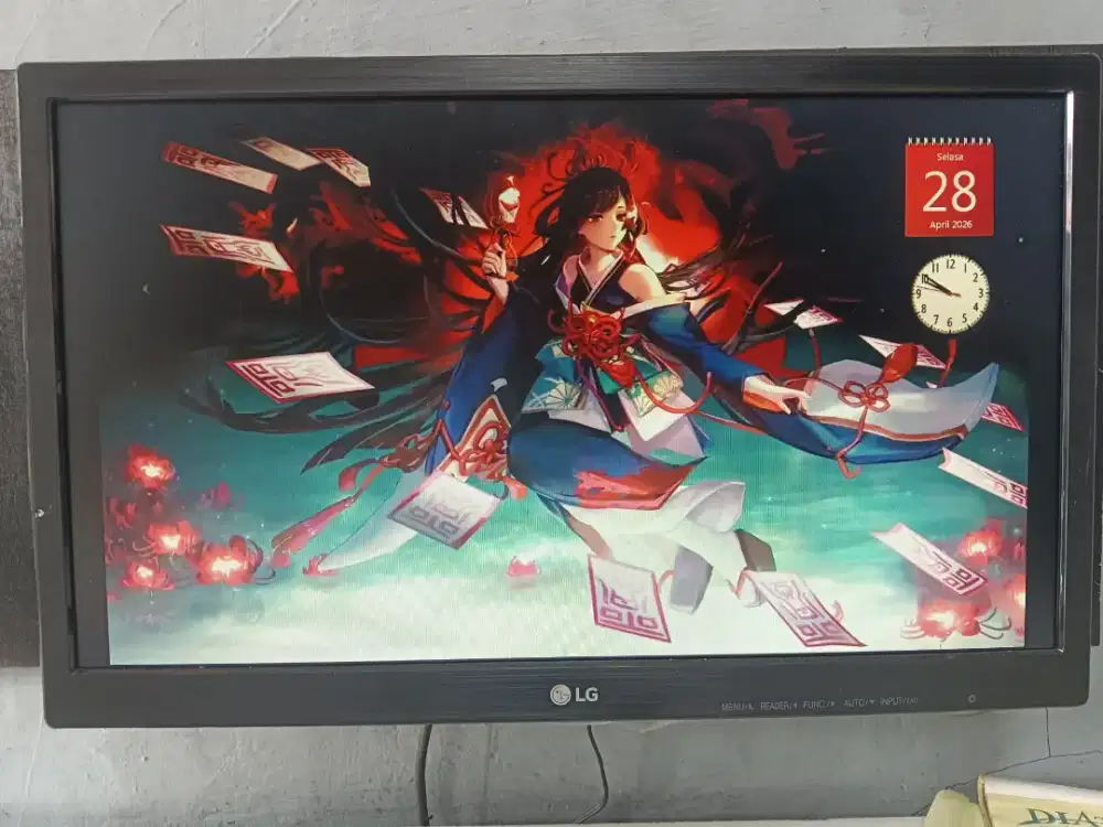 Monitor lg baru di pakai