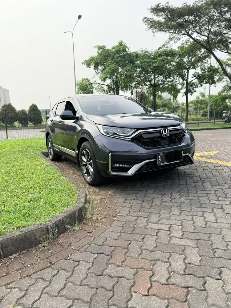 CRV Turbo Prestige 2022 Abu Abu Sensing Siap Pakai Unit Istimewa