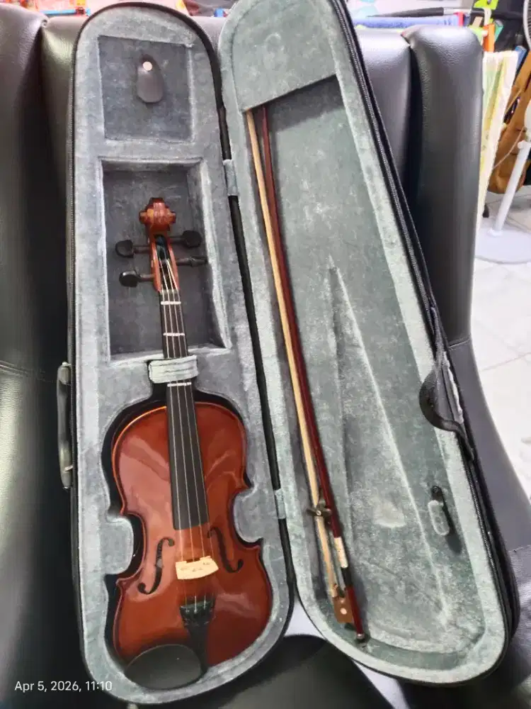 Biola lengkap tas penyimpanan