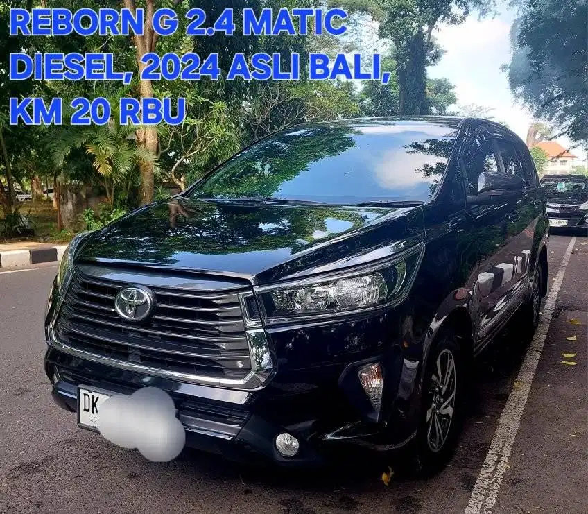 INOVA REBORN G 2.4 DIESEL MATIC, 2024, KM 20 RBU, ASLI BALI ISTIMEWA