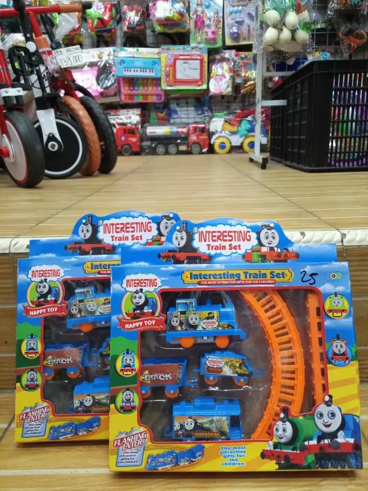 mainan anak kereta thomas baterai