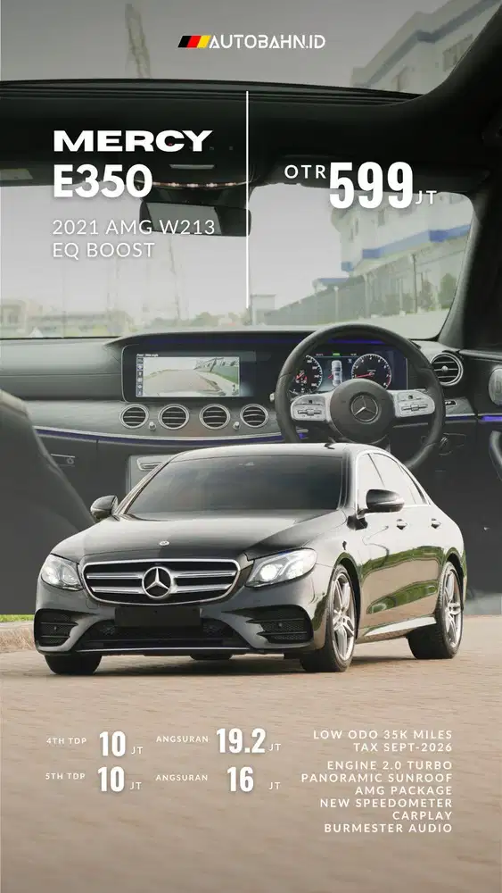 Mercedes Benz E350 AMG EQ-Boost 2021