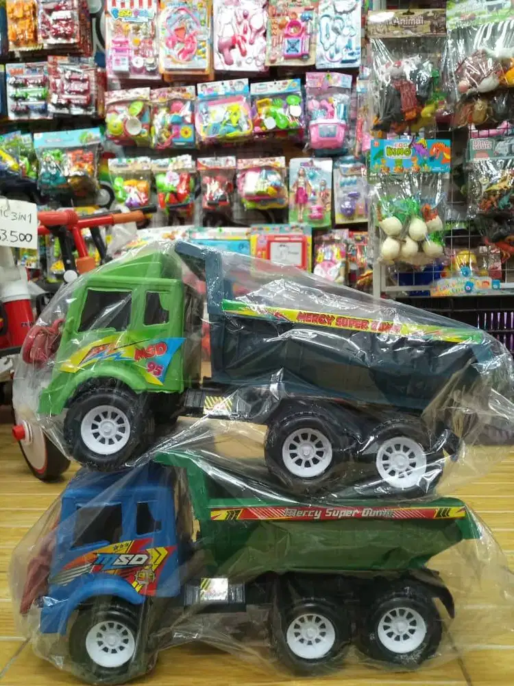 mainan anak truck dump pasir