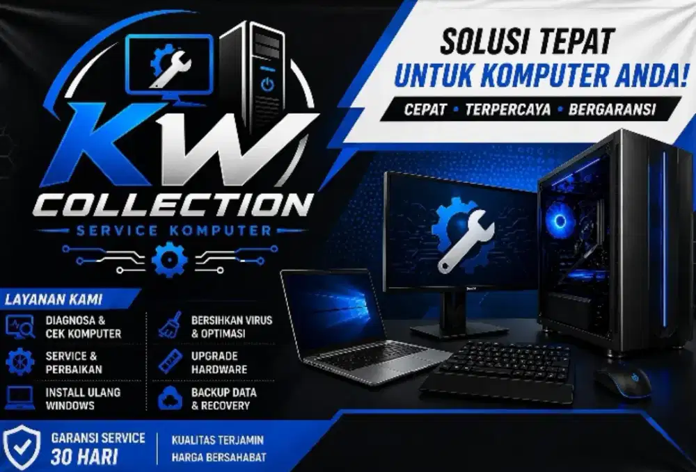 Jasa service laptop dan komputer.