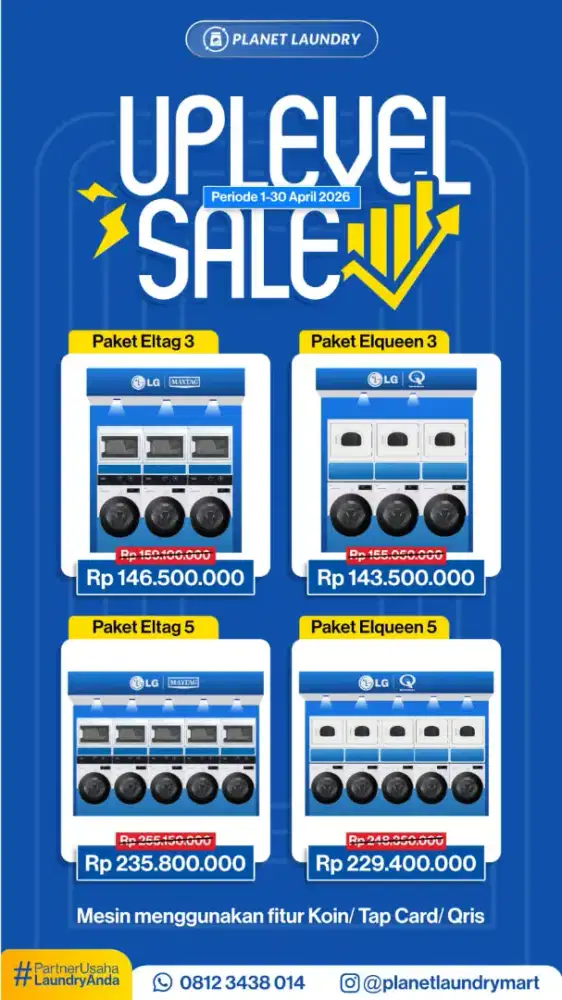 PAKET BISNIS LAUNDRY KOIN KILOAN LENGKAP SAMPAI TRAINING
