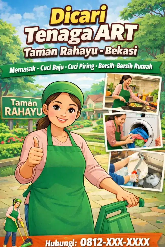 Lowongan ART daerah Taman Rahayu