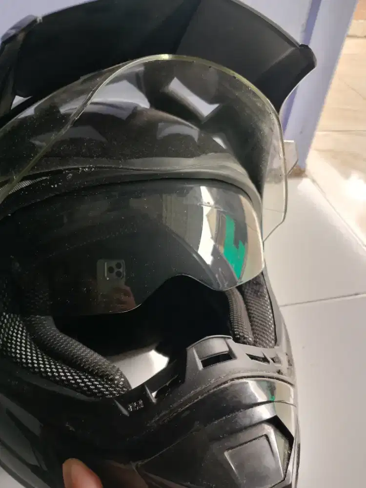 Helm snail super moto