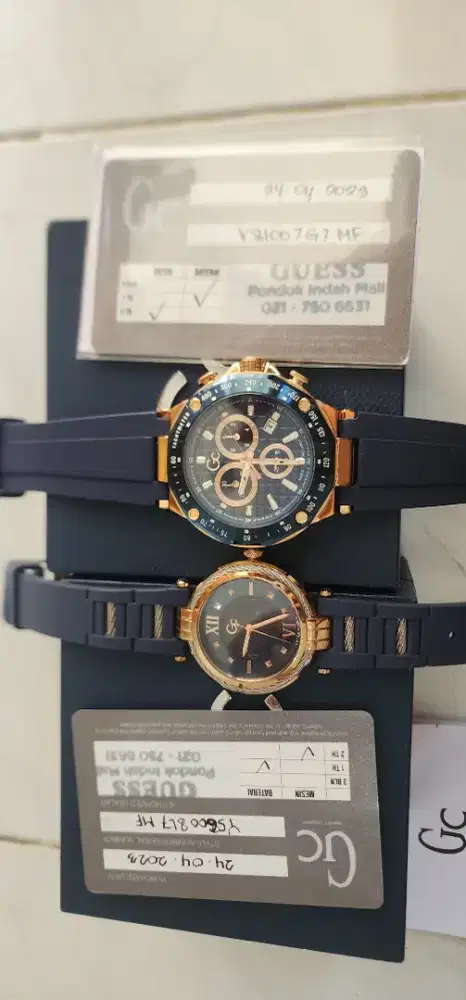 Jam original Gc original bisa satuan atau couple beli baru gak dipakai