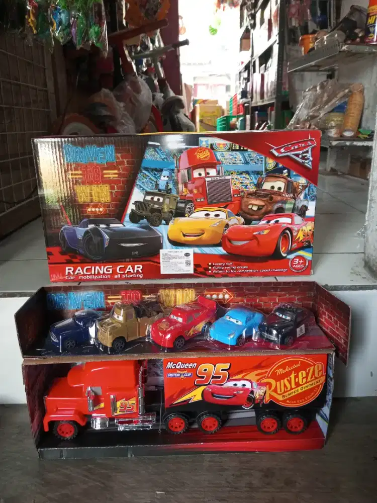 Mainan anak racing Cars MC queen isi 6