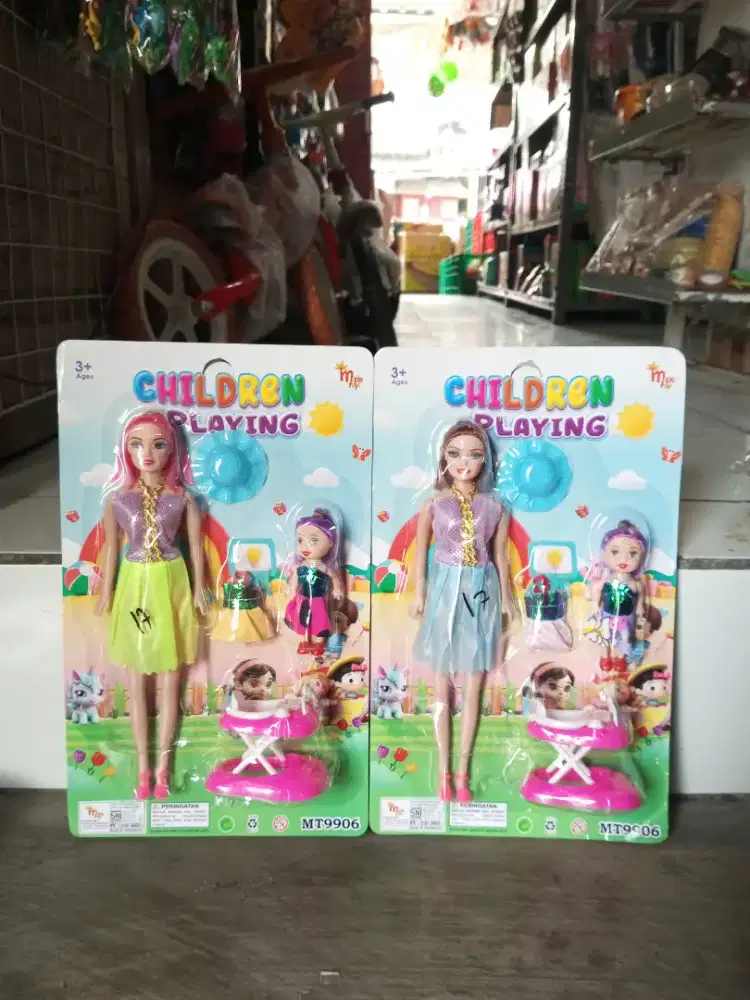 Mainan anak Barbie childreen playing set