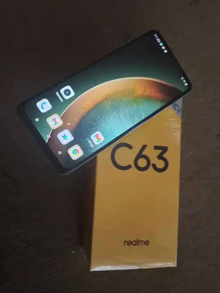 Jual HP realme c63  ram 6/128 gb mulus komplit kotak