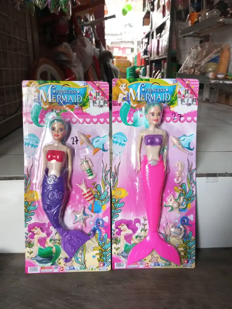 Mainan anak Barbie mermaid