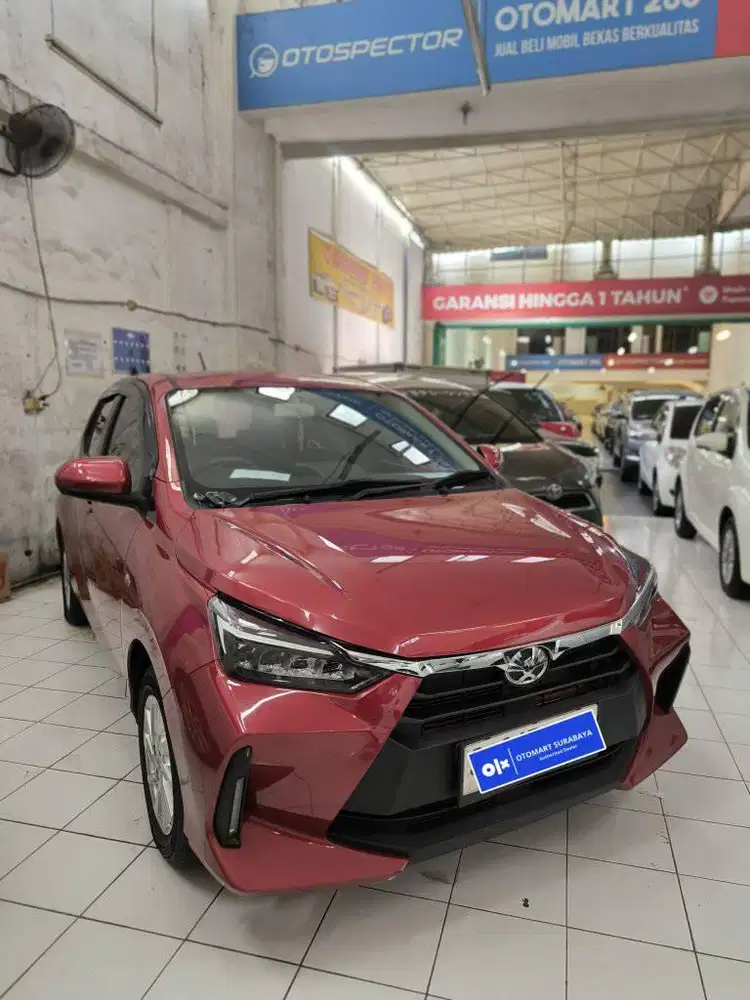 TOYOTA 2025 AGYA 1.2 A/T MERAH MURAH OTOMART 286 KENJERAN