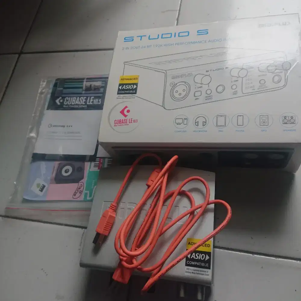 Bismillah Dijual soundcard midiplus studio s bekas pakai